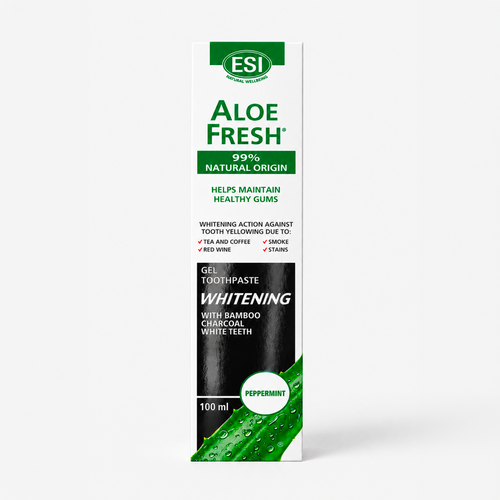 Aloe Fresh Whitening – Dentifrice blanchissant au charbon de bambou – 100 ml