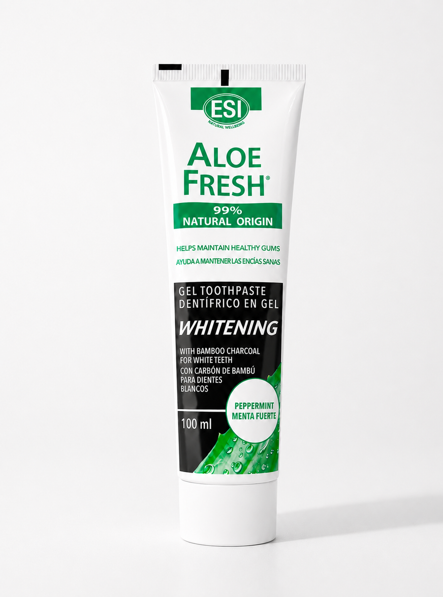 Aloe Fresh Whitening – Dentifrice blanchissant au charbon de bambou – 100 ml